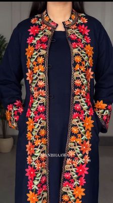 Navy Blue Koti Two piece set_img_3