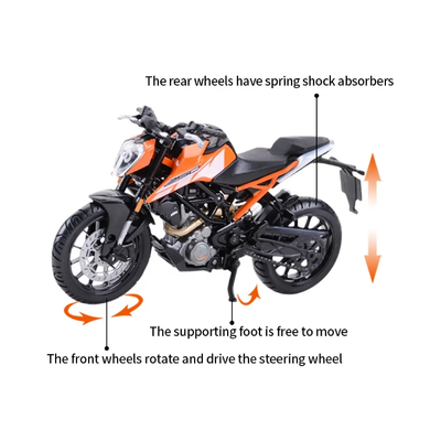 KTM 250 Duke 1:18 Diecast Alloy_img_1