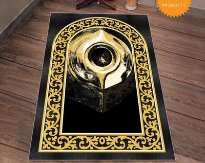 Muslim prayer Carpet and Tasbi Gift Box set_img_2