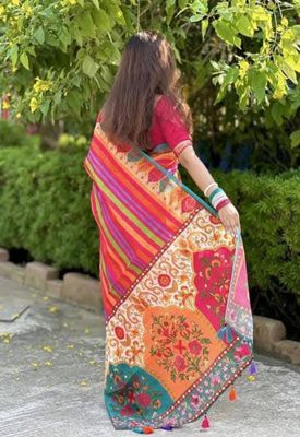 Digital Print Sharee with Blouse Piece_img_3