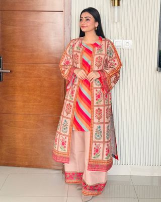 Khaddar  Koti Three Piece_img_2