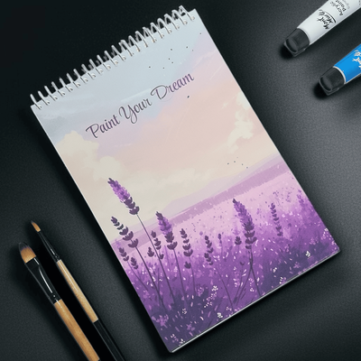 Lavender Dreams Art Pad (7.5 x 5.4 inch)