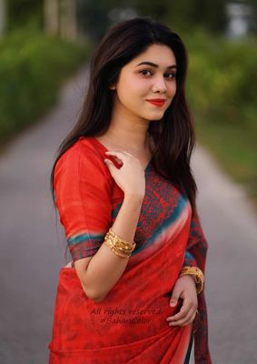 Digital Print Sharee with Blouse Piece_img_0