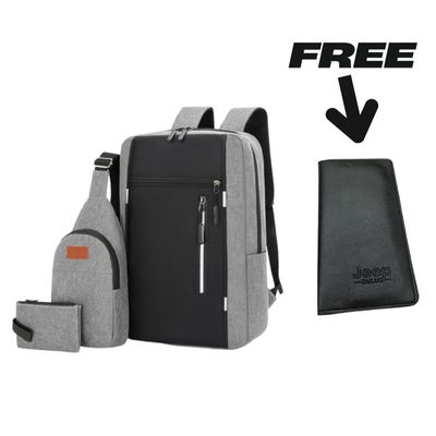 Premium Travel Bag Set 3.1 + FREE Wallet_img_1