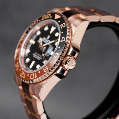 Rolex GMT MASTER-II 'ROOTBEER' ROSEGOLD (2022) (Swiss Made)_img_2