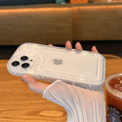 White Pearl Transparent Hybrid Case_img_3