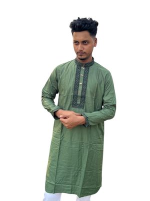 Elegant Green Panjabi | Eid Collection 2025_img_1