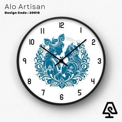 Blue Theme Wall Clock_img_0