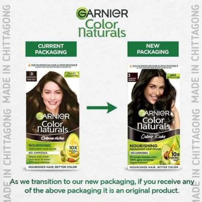 Garnier Color Naturals Shade 3 Darkest Brown_img_2