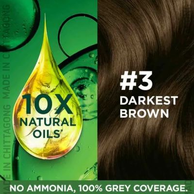 Garnier Color Naturals Shade 3 Darkest Brown_img_4