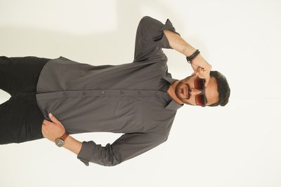 MEN'S SHIRT COTTON - DARK ASH_img_0