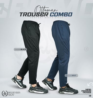 Ottoman Trouser 2 Pcs Plain