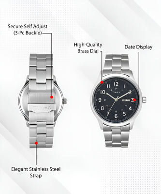 TIMEX Metal Chain Strap Analog Watch - For Men_img_1