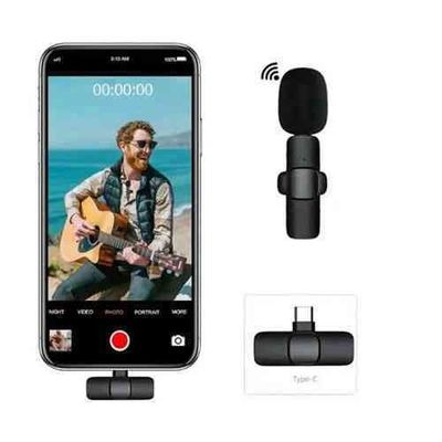 K8 Wireless Microphone for YouTube Vlogging, Video Recording Online Classes with Noise Cancellation Mic Supports_img_1