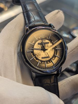 Armani Auto Black Belt Black Case Black Dial_img_0
