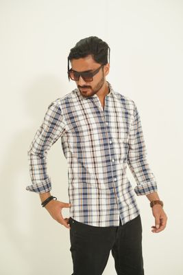 MEN'S GRAMEEN CHECK SHIRT - COTTON WASH_img_0