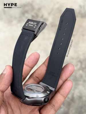 Hublot Skeleton Dial Automatic Watch (Belt)_img_3
