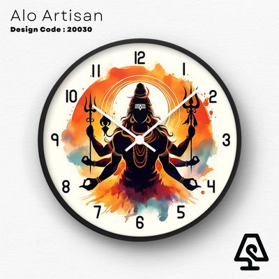 Mahadev Cosmic Theme Wall Clock_img_0