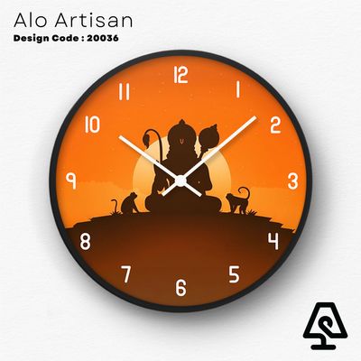 Hanuman Theme Wall Clock_img_0