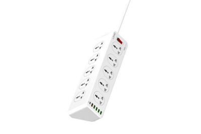 Universal Power Strip with 10 Outlets & 20W USB_img_0