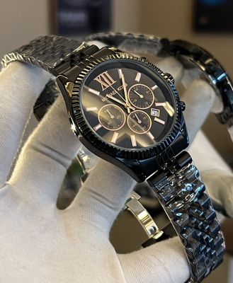 MK Chrono Full Black Rose Gold Digit_img_0