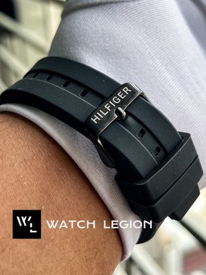 HILFIGER CHRONO  BLACK FIBER BELT_img_3