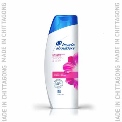 Head & Shoulders Smooth and Silky Anti Dandruff Shampoo (340ml)_img_0