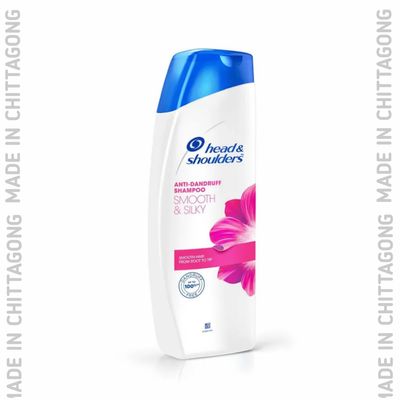 Head & Shoulders Smooth and Silky Anti Dandruff Shampoo (340ml)_img_1