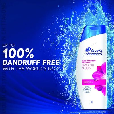 Head & Shoulders Smooth and Silky Anti Dandruff Shampoo (340ml)_img_2