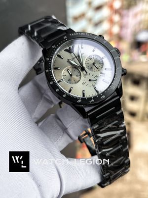 ARMANI BLACK MATT BODY SILVER DIAL_img_1