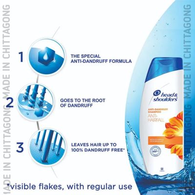 Head & Shoulders Anti-Hairfall Anti-Dandruff Shampoo for Women and Men (340ml)_img_1