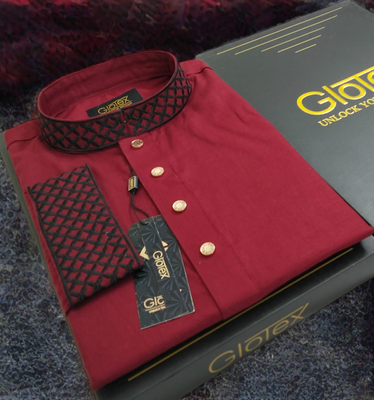 Premium Quality Red Maron Panjabi