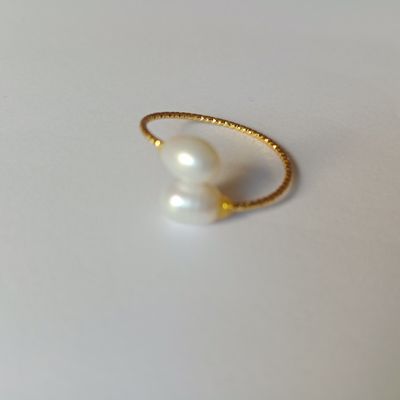 Pearl Adjustable Finger Ring_img_1