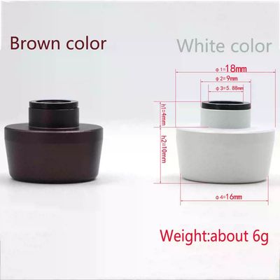 Feker Metal Knob - Inset Round - Brown_img_1