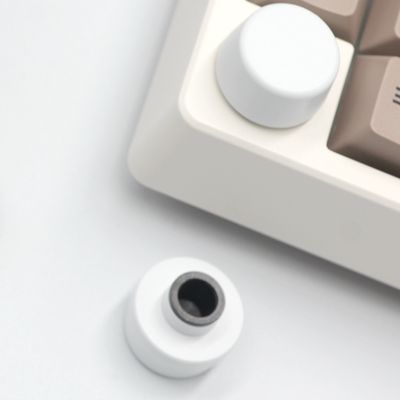 Feker Metal Knob - Inset Round - White_img_0