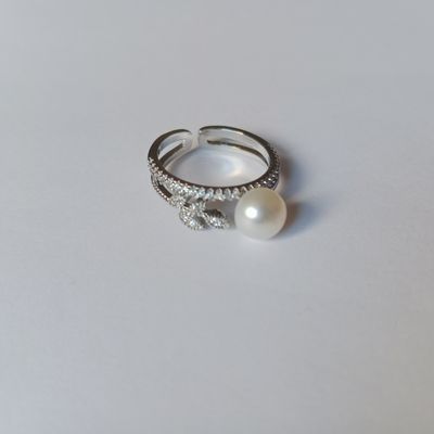 pearl Adjustable finger ring_img_2