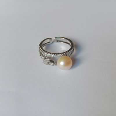 pearl Adjustable finger ring_img_3