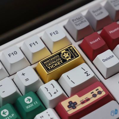 Nintendo Catalog Ticket Metal Backspace Keycap_img_0