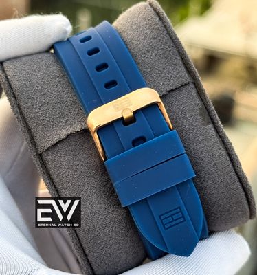 HILFIGER BLUE BELT ROSEGOLD CASE_img_1