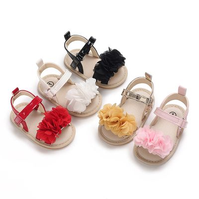 Baby Girls Anti Slip Sole Flower Sandals ( 6-18 months)_img_0