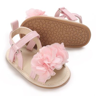 Baby Girls Anti Slip Sole Flower Sandals ( 6-18 months)_img_5
