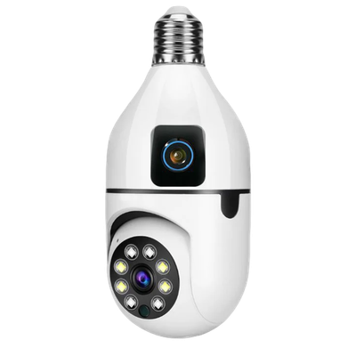 Dual lens IP bulb camera_img_1
