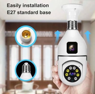 Dual lens IP bulb camera_img_5