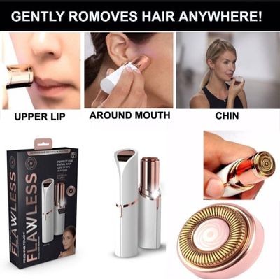 Ladies Hair Trimmer Rechargeable Face Hair Removal Women Painless Facial Hair Remover Ladies Trimmer Shaver Razor Machine - FLWWT_img_4