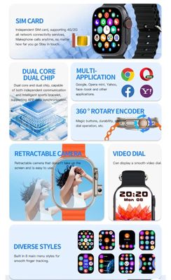 BW9 Pro 4G SIM Card Camera Smartwatch_img_5