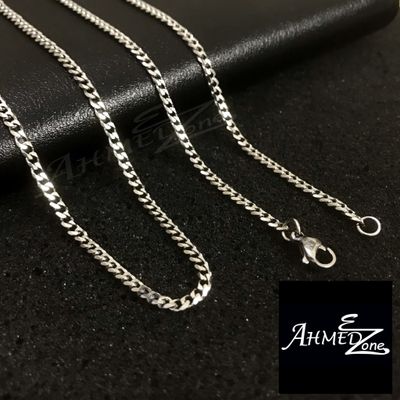 3mm Premium Cuban Neck Chain (Silver Edition)_img_1