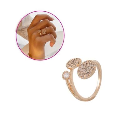 Adjustable Fashionable Round Ring for women- Ring for women Jewelry_img_3