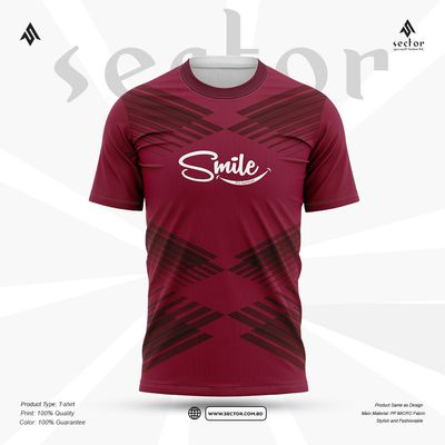 "SMILE" SECTOR Play Quality Full (Half Sleeve Jersey)_img_0