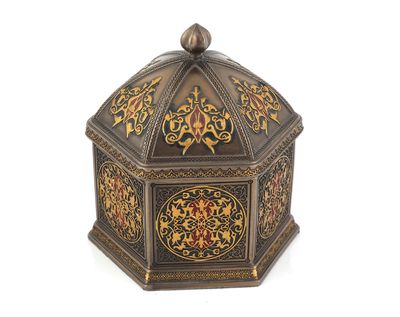 Veronese Vintage Hexagonal Jewellery Box_img_1