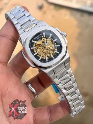 Patek Philippe | SS Body | Automatic Movement | Silver with black_img_5